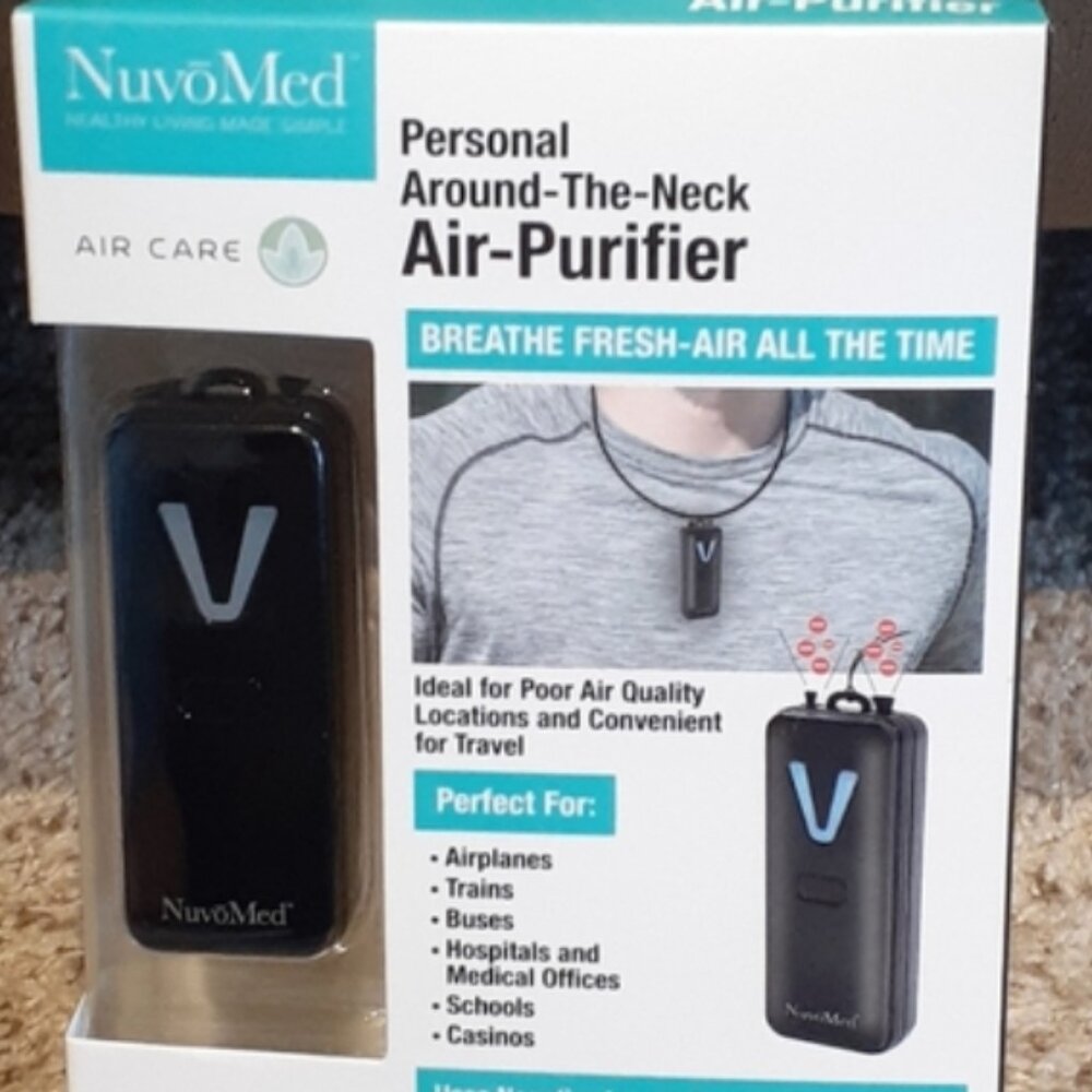 NuvoMed Personal Air-Purifier, New In Box